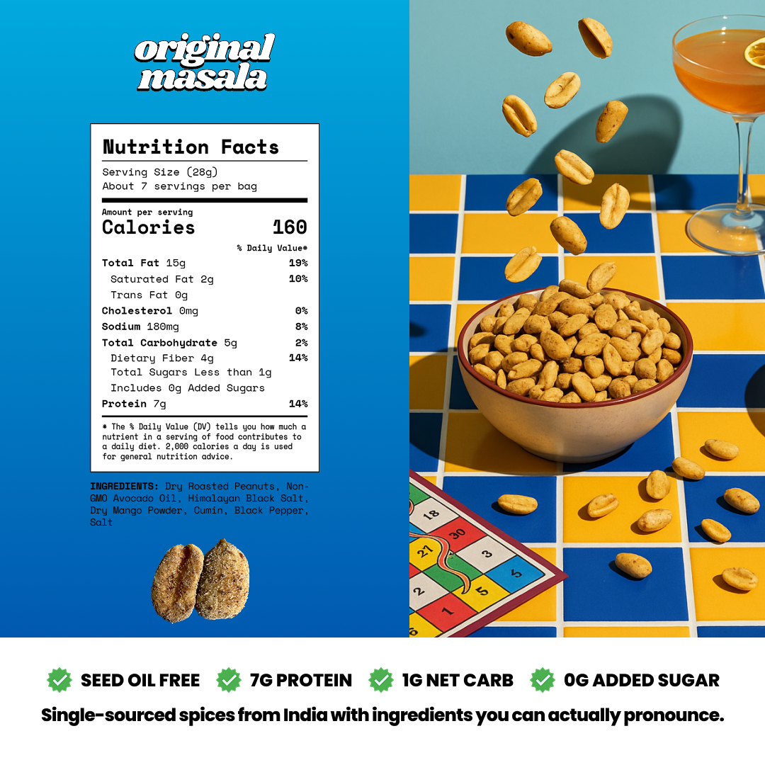 Original Masala Roasted Peanuts • 3 Pack