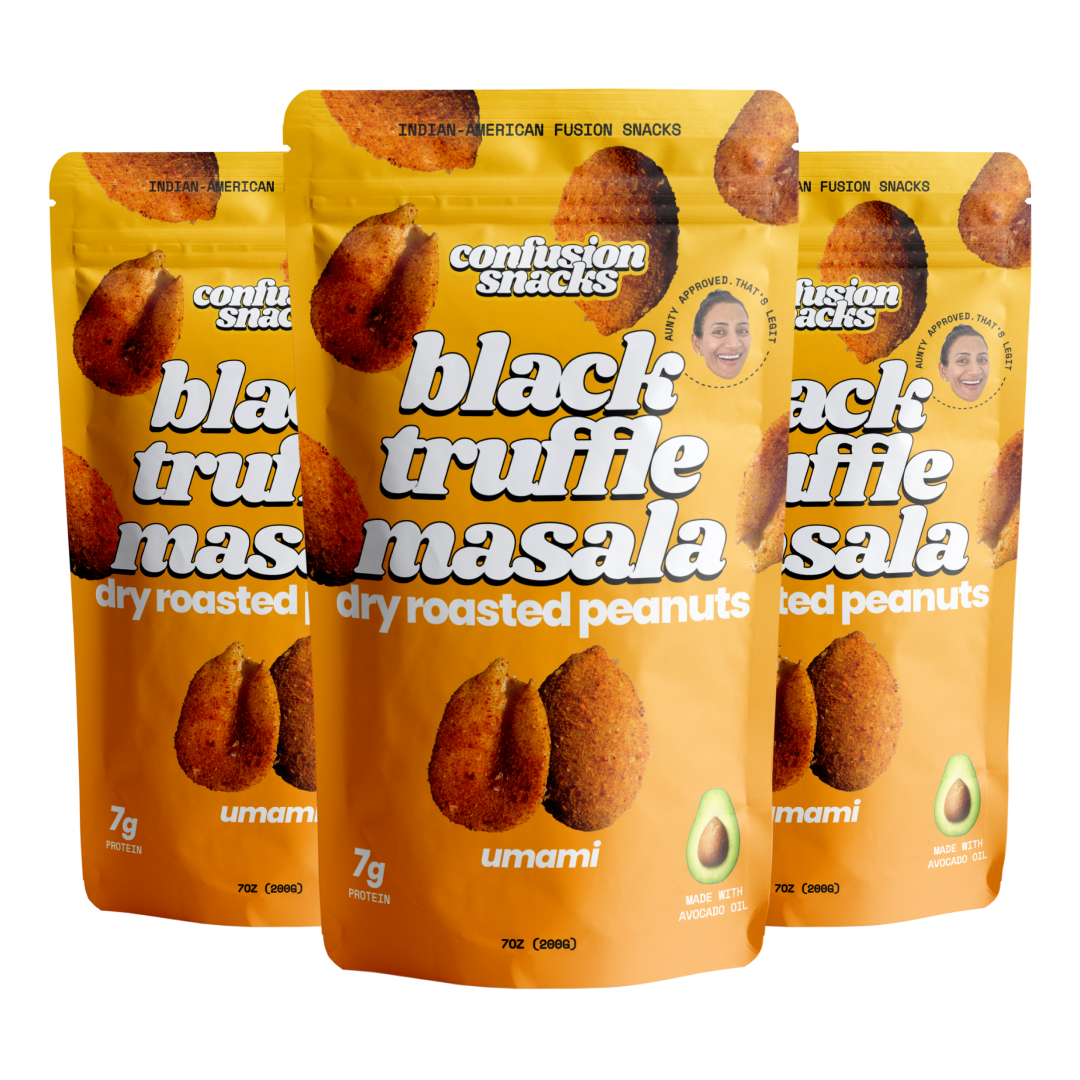 Black Truffle Masala Roasted Peanuts • 3 Pack