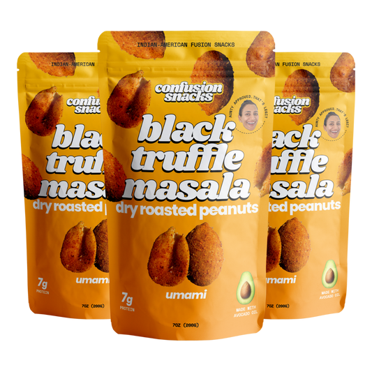 Black Truffle Masala Roasted Peanuts • 3 Pack