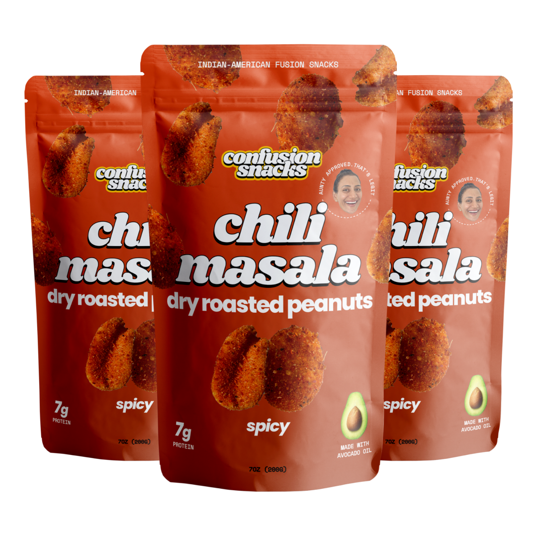 Chili Masala Roasted Peanuts • 3 Pack