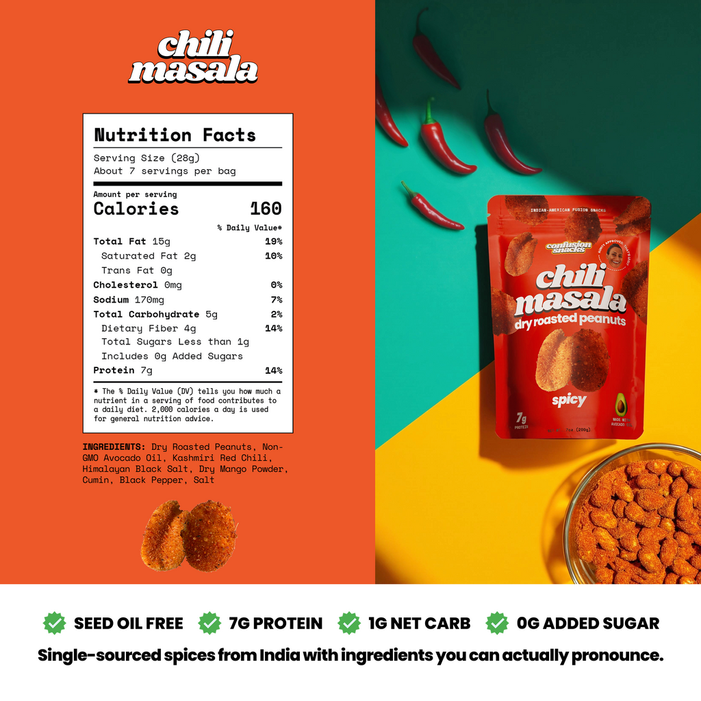 Chili Masala Roasted Peanuts