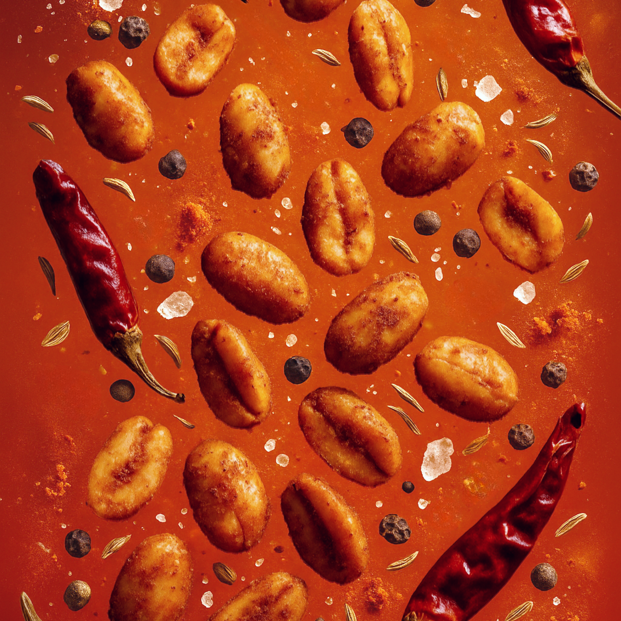 Chili Masala Roasted Peanuts