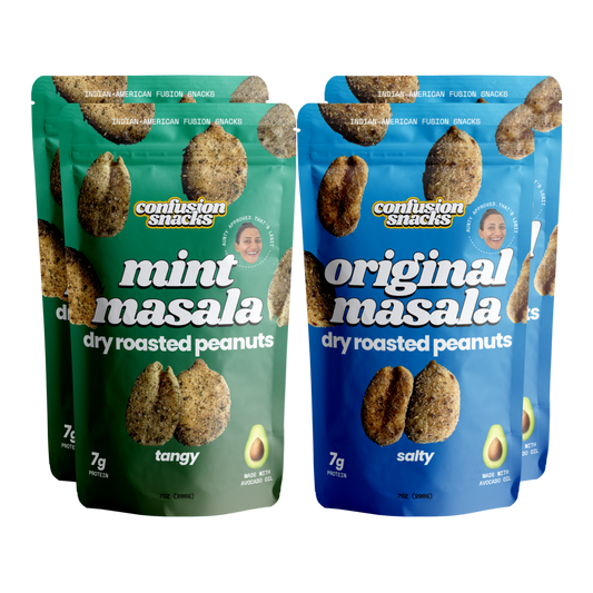 Non-Spicy Dry Roasted Peanuts Variety Pack • 4 Pack