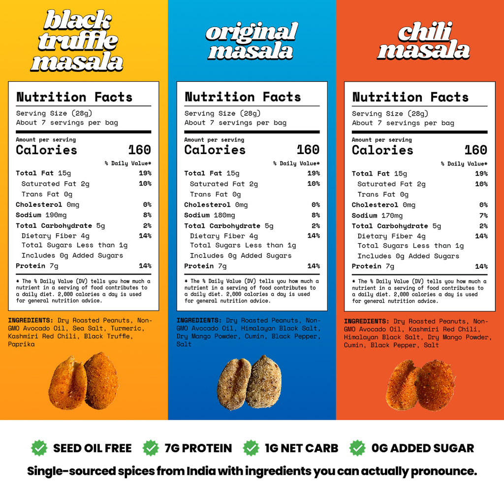Masala Roasted Peanuts Variety Pack