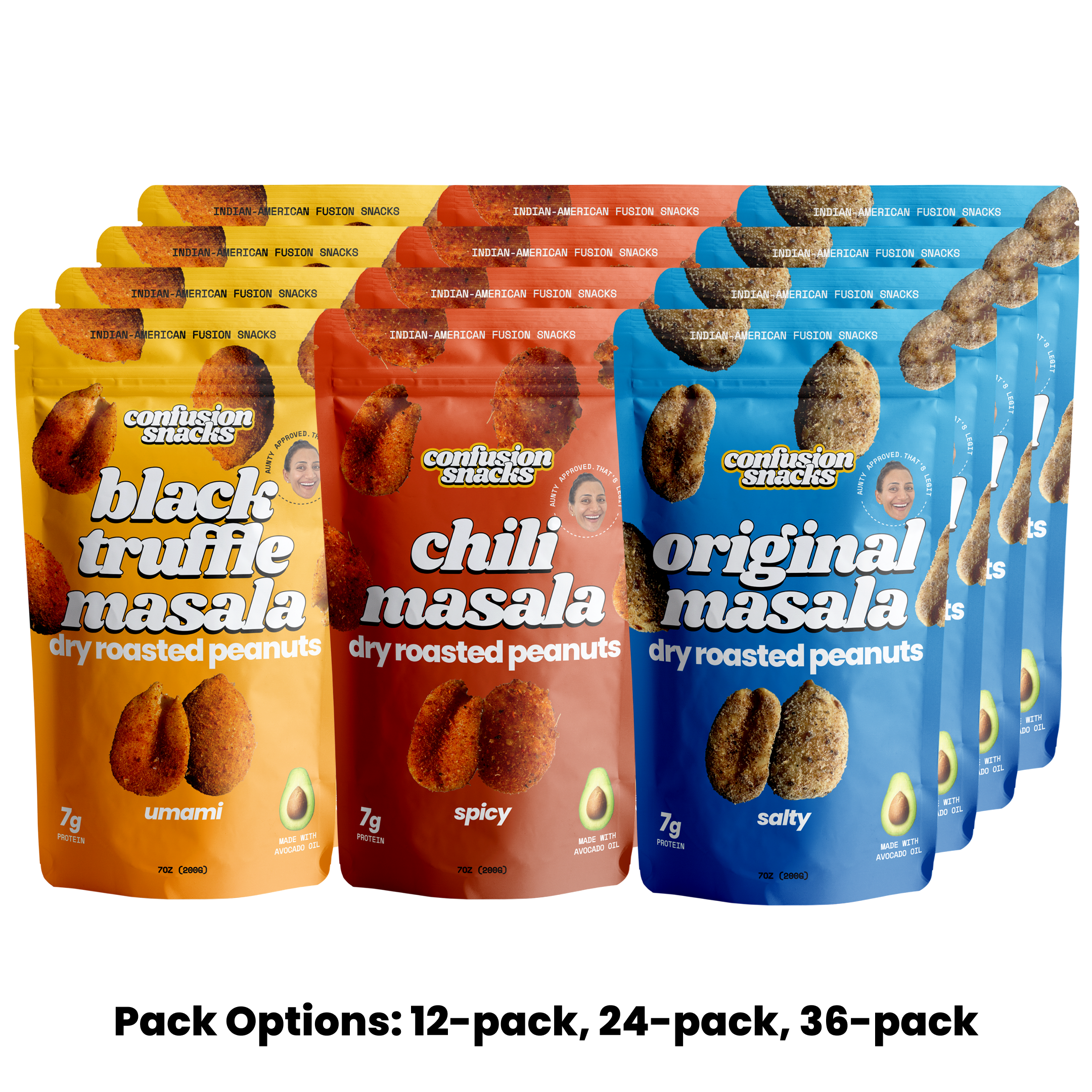 Variety Pack Indian Masala Roasted Peanuts - Wholesale